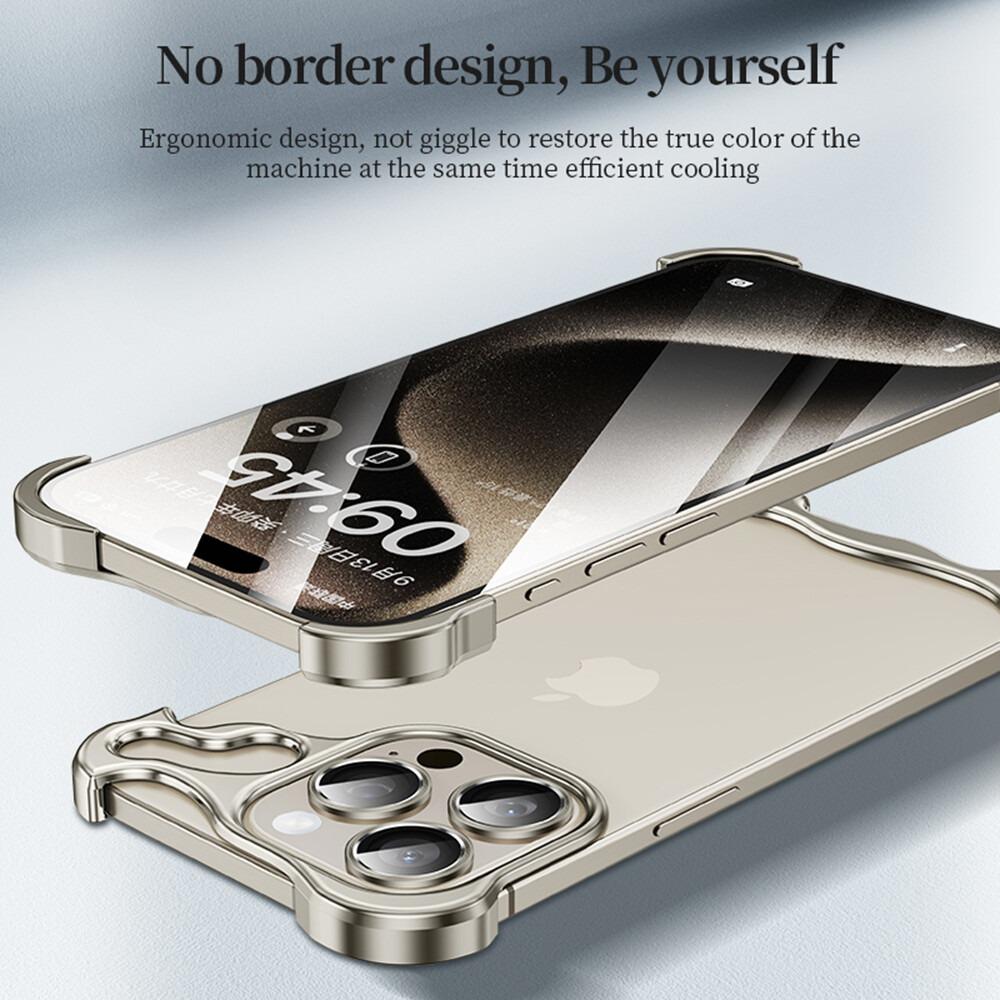 Металлический угловой защитный чехол для IPhone 18 Pro Air 17e 17 16e 16 15 14 Plus 13 12 18 Pro Max Защита объектива Алюминиевый бампер Ударопрочный