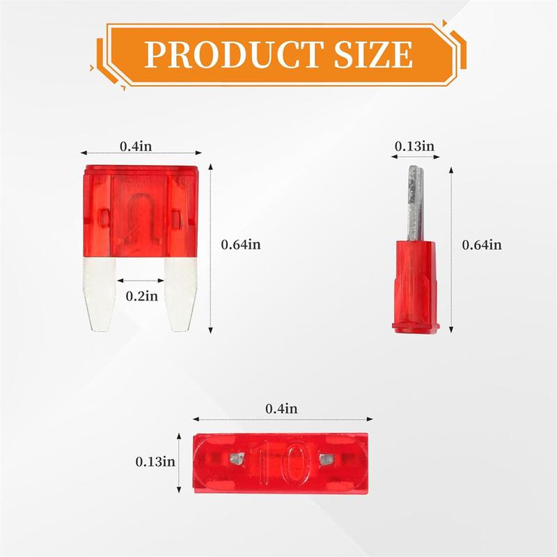 120 Pieces Mini Fuse Kit, Assortment Kit, Mini Blade Fuses for Truck, Motorcycle (2A/3A/5A/7.5A/10A/15A/20A/25A/30A/35A)