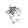 Hot Sale Stackable Infinite Heart Daisy Flower Ring Silver 925 Rings Brand Jewelry Gift Women