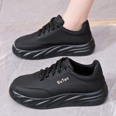 Маленькая белая обувь, обувь для чувства, женская осенняя женская обувь, новая обувь на мягкой подошве, нескользящая, на толстой подошве, легкая, спортивная обувь для скейтборда