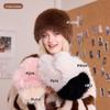 Women's Winter Wool Hat: Thick, Windproof, Warm, with Imitation Fox Fur, Fashionable Versatile Earmuffs, Mongolian Style.