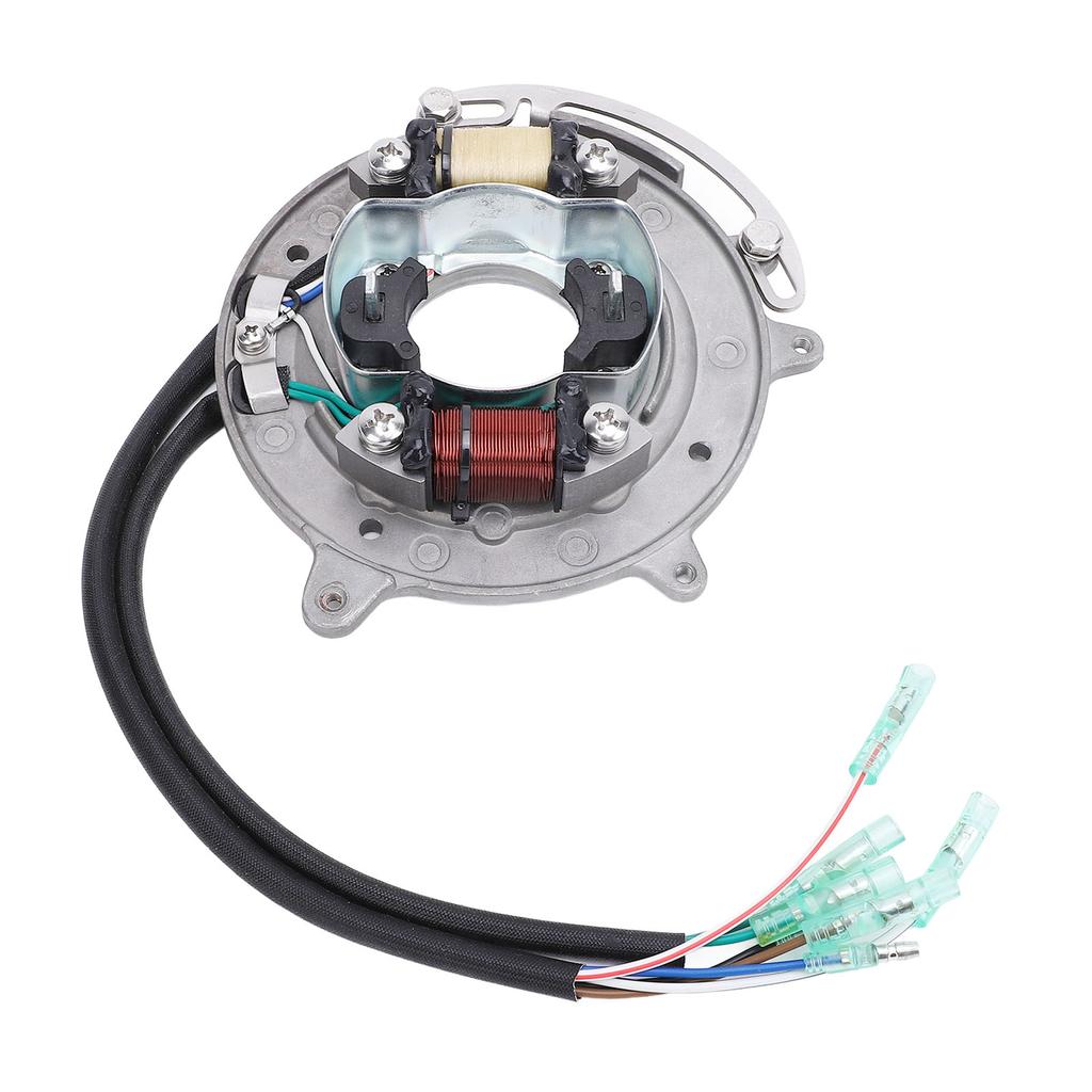 Boat Motor Coil Base Assy Aluminum Iron Improve Startup Efficiency 69P 85560 00 for 2 Stroke 25 30 HP Outboard Engine