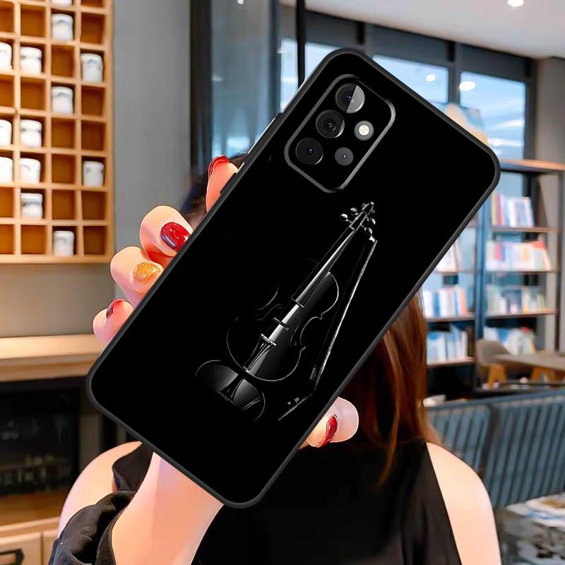 Чехол для гитары Rock Music Instrument для Samsung Galaxy A14 A34 A54 A52 A32 A42 A22 A12 A51 A71 A13 A33 A53 A52S