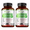 XEMENRY Organic Ginseng Capsules, 6000mg Potency, with Ginkgo Biloba Extract, High-Potency Formula