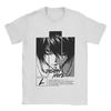 Deaths Notes L Lawliet Men T Shirt Funny Tee Shirt Short Sleeve Round Collar T-Shirts Cotton Classic Clothes