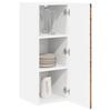 Wall Cabinet LUCCA Reclaimed Wood Look 30 x 31 x 80 cm Particleboard