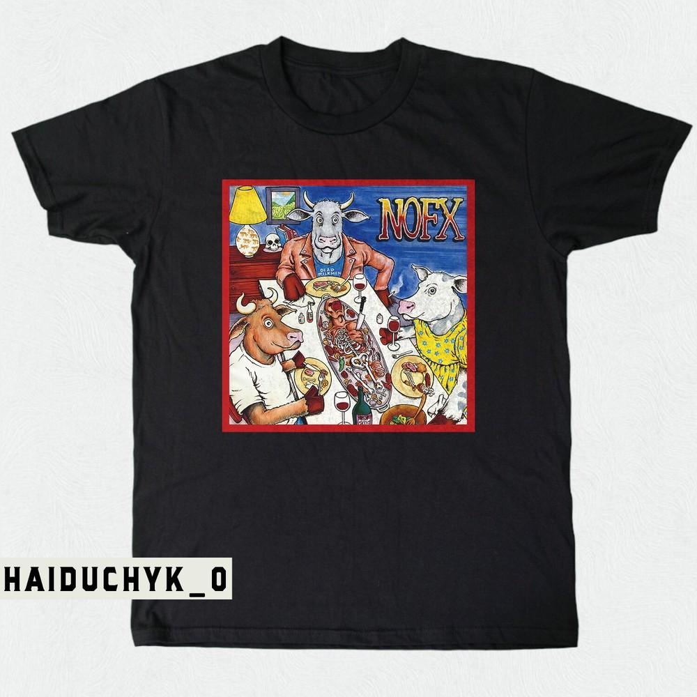 Nofx Punk Rock Liberal Animation Unisex Black T-shirt Size S-5XL Unisex T-Shirt