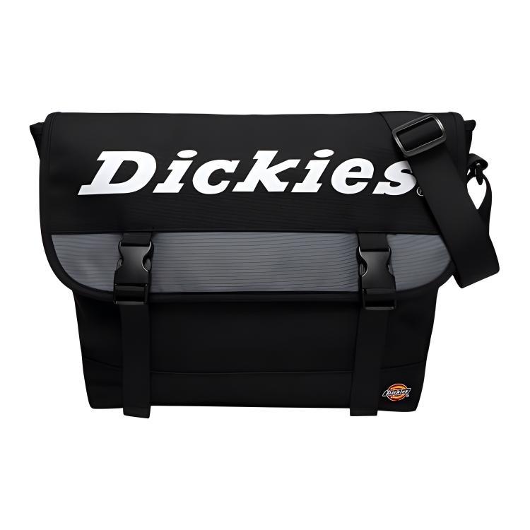 New Dickies Polyester Messenger Bag, Crossbody Bag, Shoulder Bag Unisex Black 202U90LBB64BK02