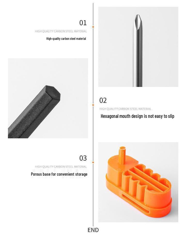 Многофункциональный бытовой набор отверток: Phillips, шлицевой, Torx
