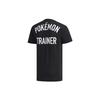 X Pokemon Neo Letter Print Sport Round Neck Short Sleeve T-Shirt Men Tops Black FM6029