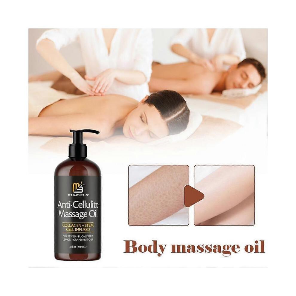 Nourishing 240g Plant-Based Body Massage Oil for Dry Sensitive Skin Firming and Hydrating