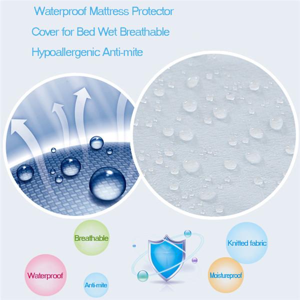 Водонепроницаемый наматрасник с мультяшным постельным бельем, простыня, покрывало на кровать с эластичным ремнем, водонепроницаемый защитный чехол для кровати