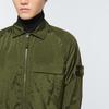 STONE ISLAND Куртка-рубашка из металлического нейлона Ss22 Осенняя мужская куртка Военно-зеленый 761512321-V0058