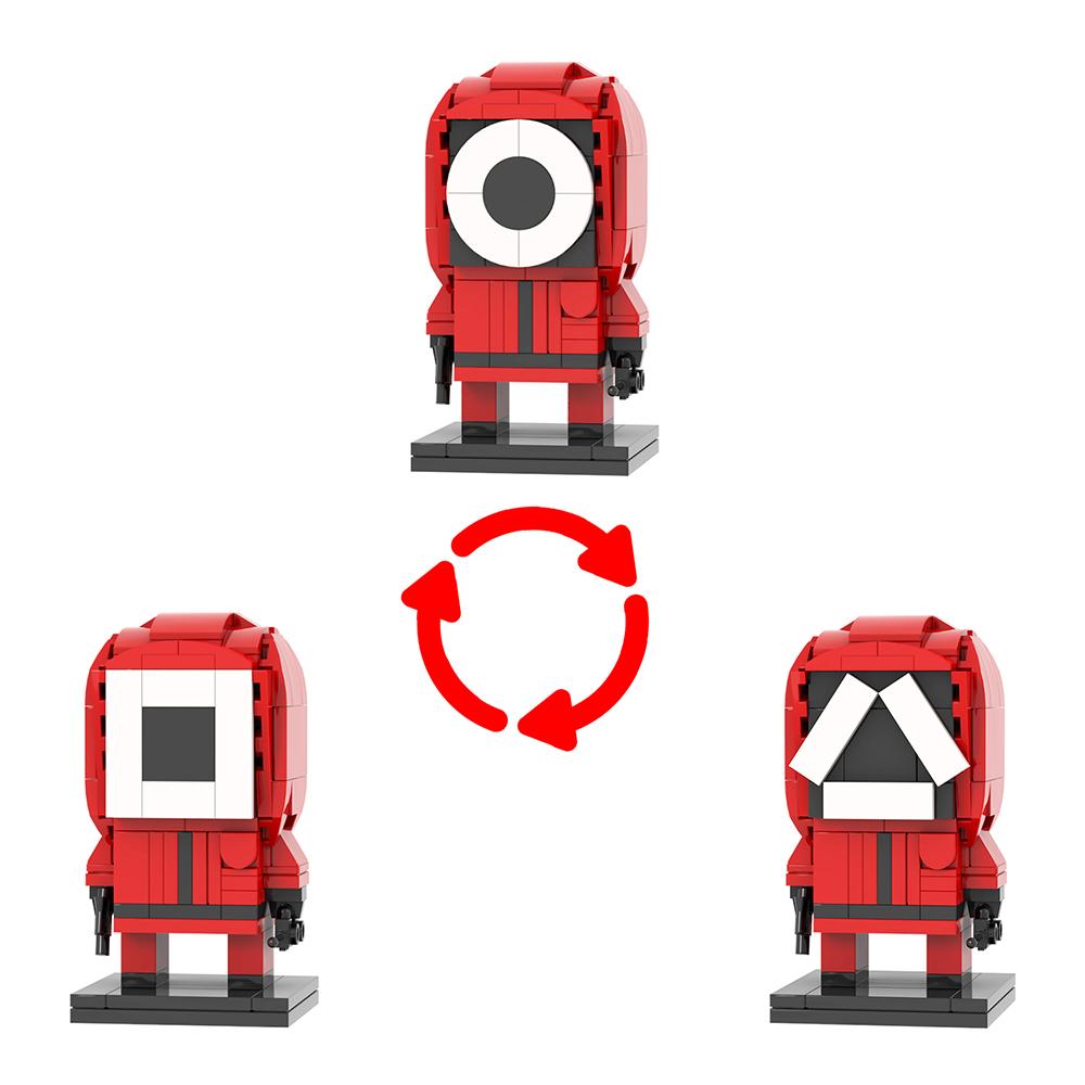 MOOXI Movie TV Series 149Pcs Bricks Game Administrator BrickHeadsed Building Blocks Kids Toys For Children Birthday Gift MOC7302