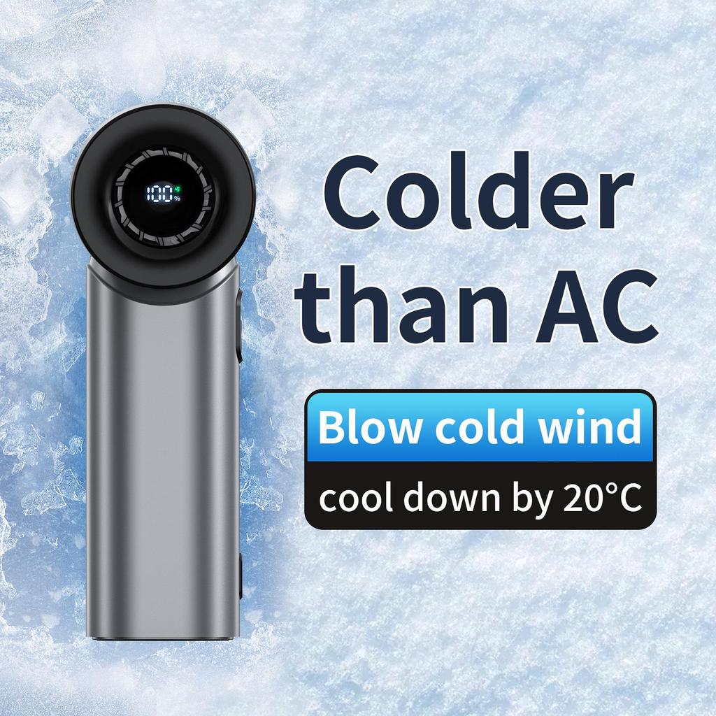 CrossN610 Handheld Neck-Hanging High-Speed Brushless Mini Fan with Large Wind Power