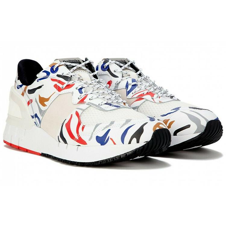 ONITSUKA TIGER Повседневная обувь Мужская Низкая Белый/Красный/Синий 1183B860-100
