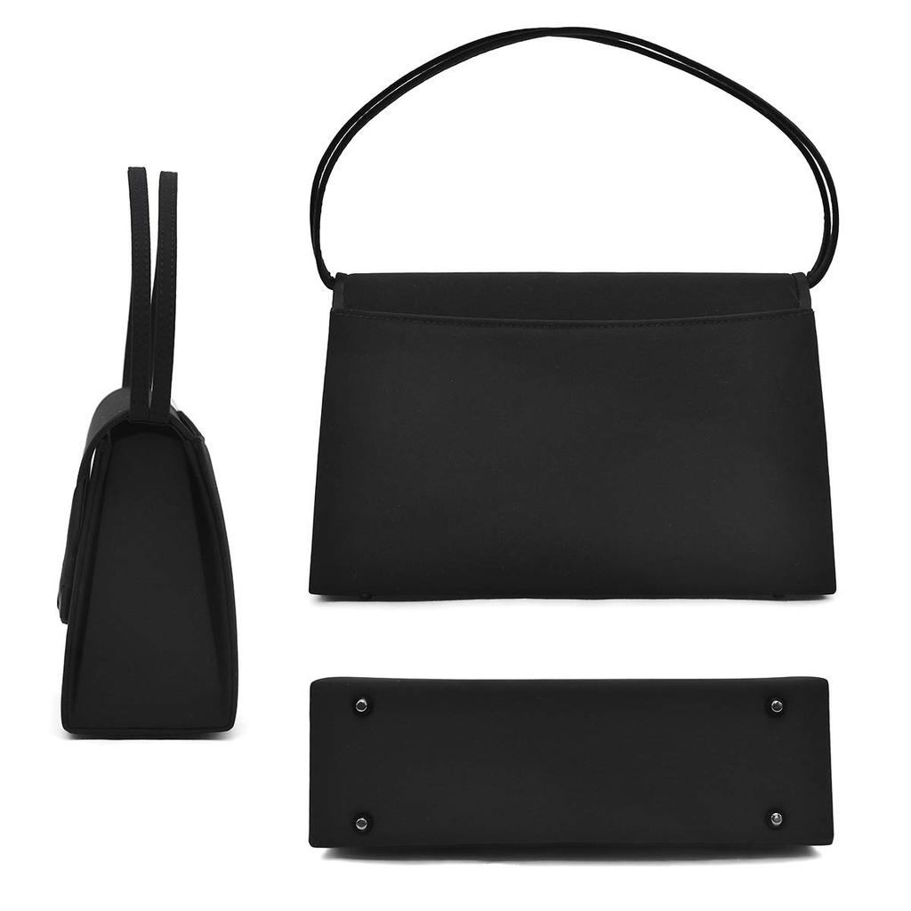 Formal Bag 3 Piece Set Black for Entrance Graduation Set [PLEX] Ceremonies, Ceremonies, Ceremonies, Funerals, Women's