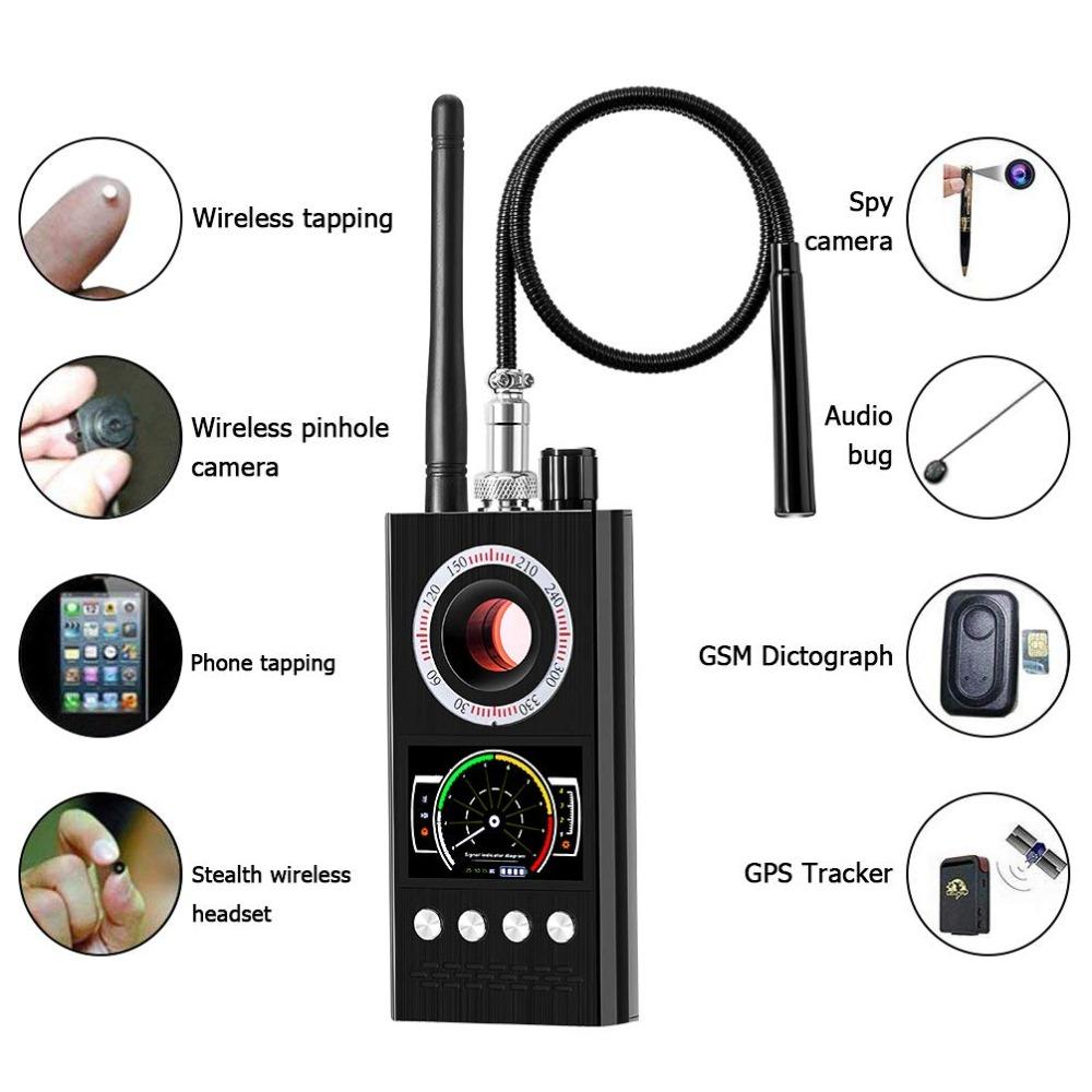 Anti Spy Wireless RF Signal Detector Bug GSM GPS Tracker Hidden Camera Eavesdropping Device Military Professional K68 VS K88 K18