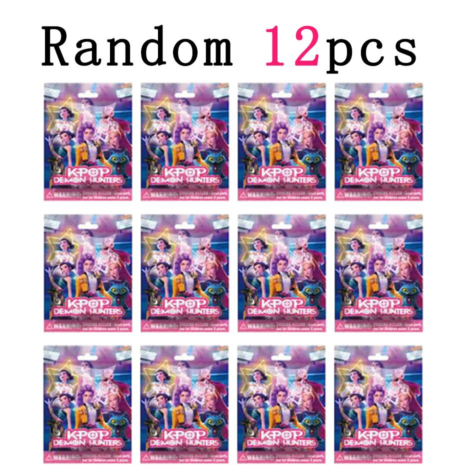 1-24 шт. Аниме kpop фигурка охотников на демонов k-pop охотники на демонов руми мира зои тигр статуэтка игрушка украшение стола орнамент подарки