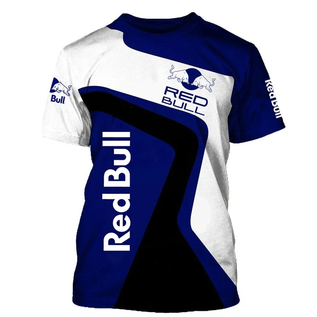 Одежда команды Red Bull Racing F1 Футболка для гонок Формулы 1 Мужская Мотоциклетная Внедорожная Тренировочная Футболка