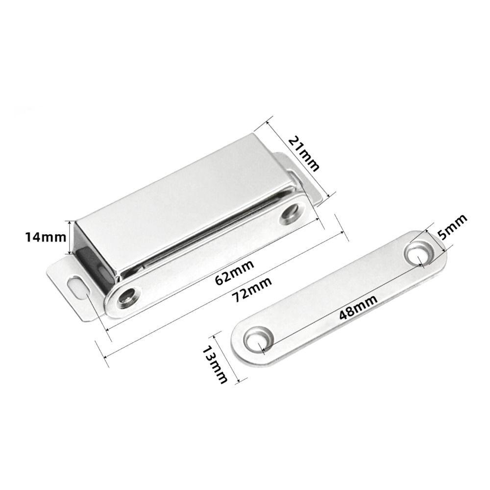 Магниты для шкафов Магнитный дверной замок из нержавеющей стали Магнит для двери кухни ванной комнаты шкафа для одежды Замки для шкафа