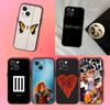 Чехол для телефона ParamoreS Band для iPhone 17,16,15,14,13,12,11,Pro,XS,Max,XR,Plus,E,SE4,Mini Черный Ударопрочный Мягкий Чехол