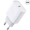 Fast Charger - E.F.Connection - 25W - USB-C - White - Compatible iPhone 17/16/15