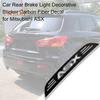 Cemoon Car Rear Brake Light Decorative Sticker Carbon Fiber Decal for Mitsubishi ASX