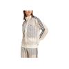 Adidas Originals Logo Stand Collar Zip Long Sleeve Jacket Women Jackets Magic-White KC0749
