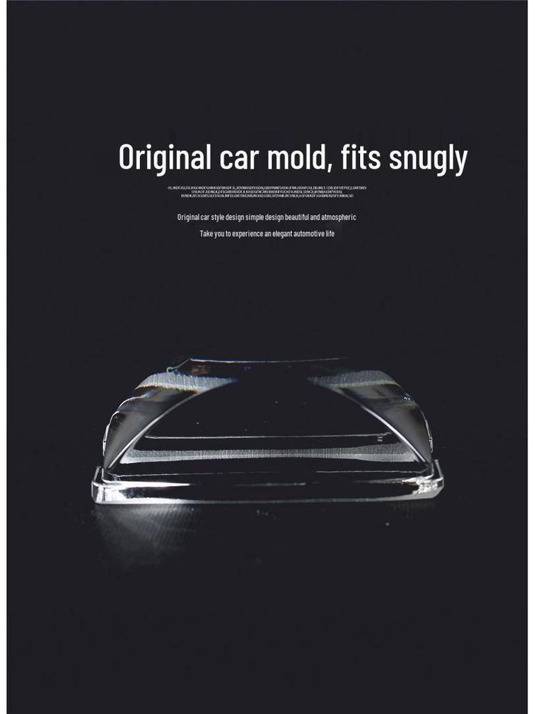 BYD Car Headlight Lens: Convex LED High-Transmission Glass Lampshade