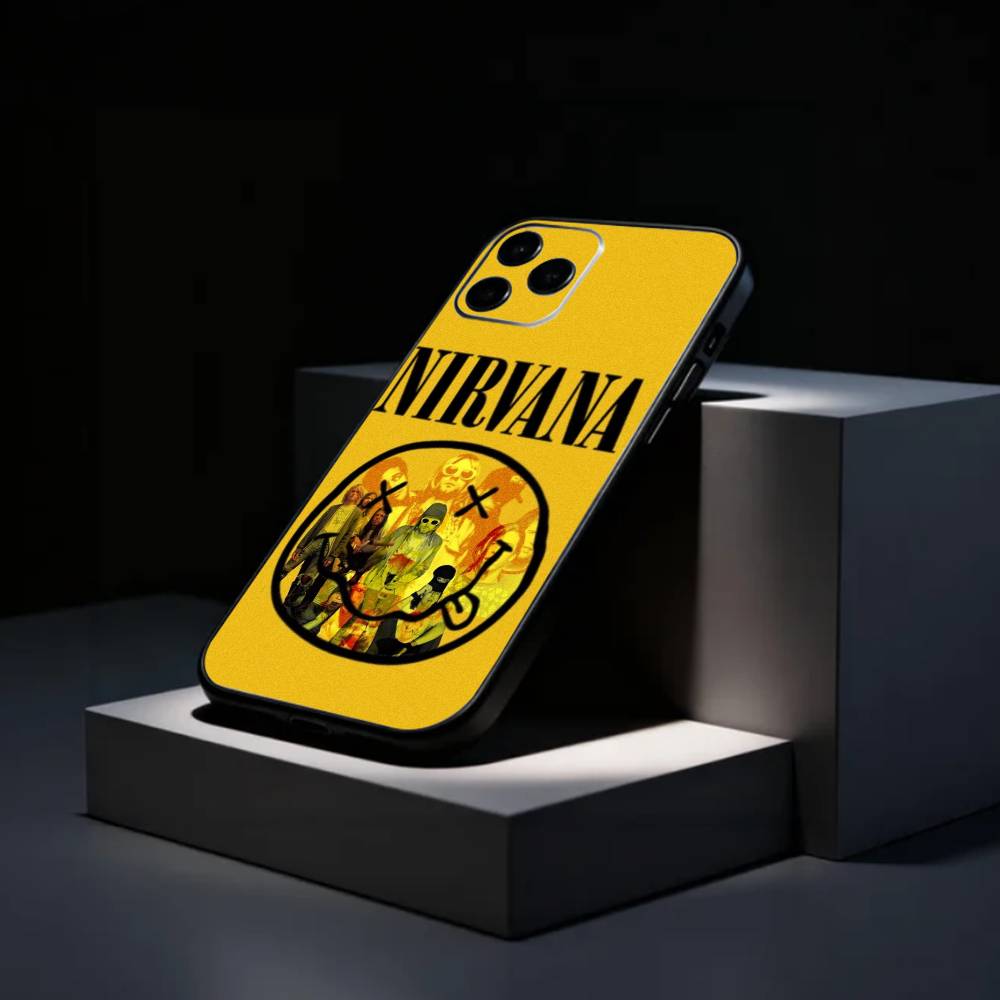 L-Lamentably Nirvana R-Rock Band Phone Case Silicone Soft For IPhone 17 16 15 14 13 12 11 X XR Plus Pro Max Plus