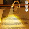 Eye Protection Rechargeable LED Book Light Dimmable 360° Adjustable Night Light 3 Color Mini Size Eye-care Light Travel Use