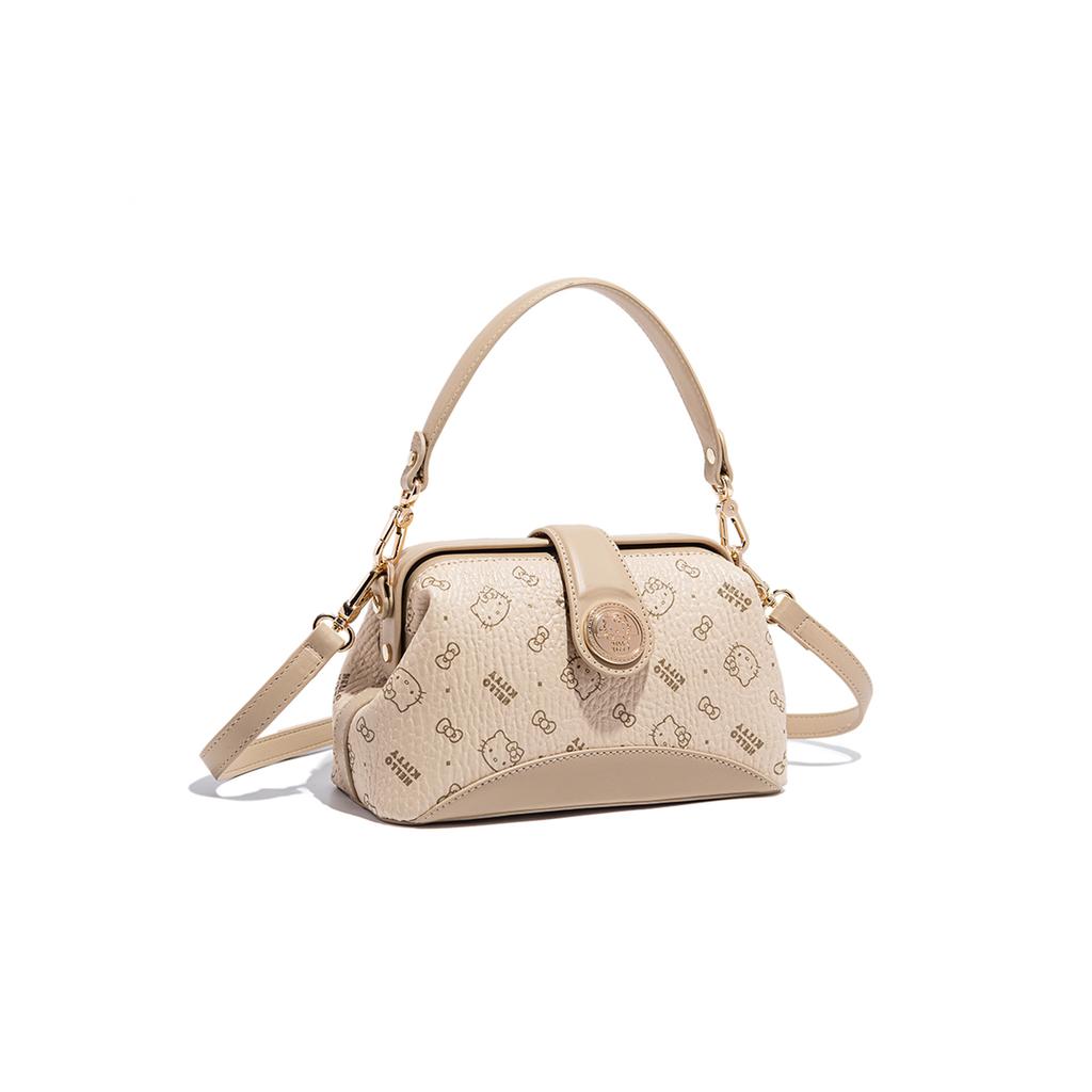 New Sanrio HelloKitty Hello Kitty PU Shoulder Bag, Crossbody Bag, Handbag Regular Women's Pink/Brown/Milk Tea SHHF41585