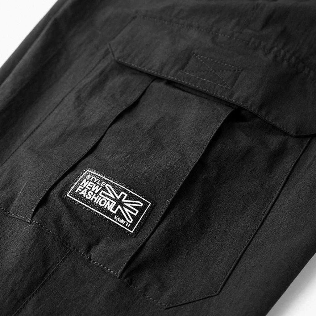 Мужские летние тонкие быстросохнущие пляжные повседневные спортивные брюки большого размера больших размеров до теленка