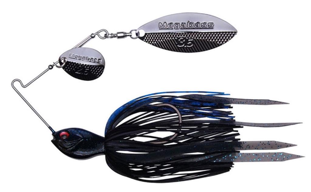 Megabass Спиннербейт SV 3 3/8 унции DW Черный Синий (3431)