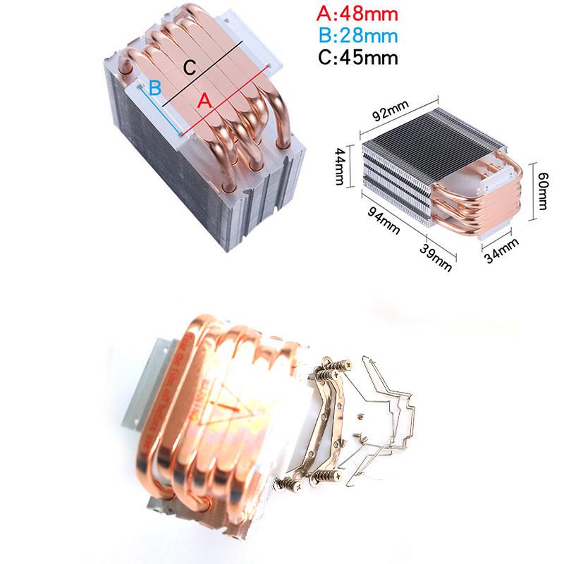 Самодельный кулер для процессора с 2-6 трубками, полупроводниковое охлаждение, башня-радиатор