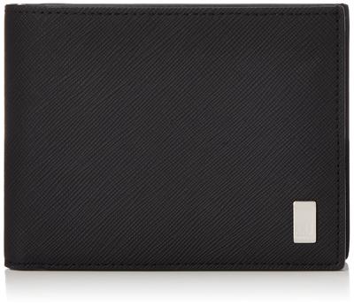 Кошелек двойного сложения PLAIN BLACK 001 Черный Мужской [Товар]