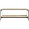 VidaXL Table basse Chêne sonoma 80x50x40 cm Bois d'ingénierie 819368