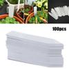 100pcs Gardening Name Tags Plastic Plant Labels Plastic Garden Markers Marks UK