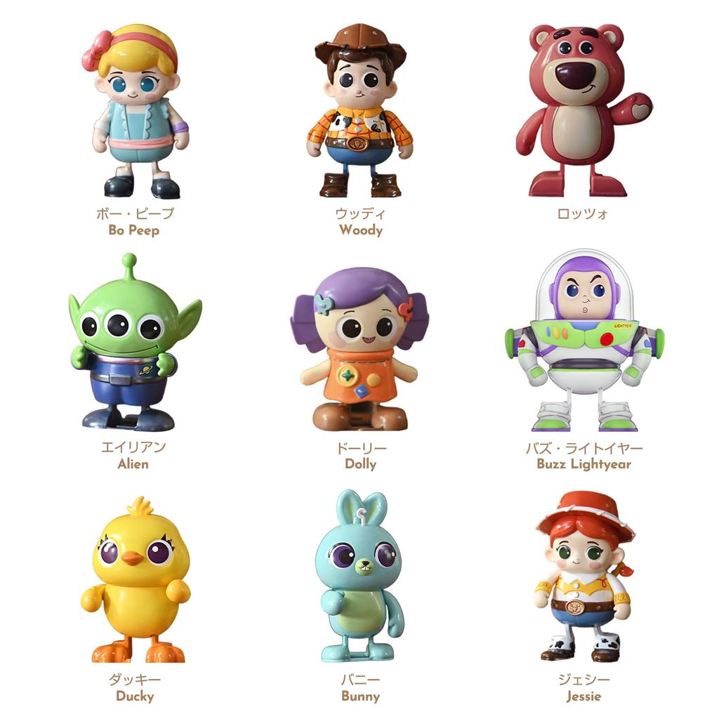 TOP TOY История игрушек 5 Серия Дисней Подвижная фигурка Гача Гача Сюрприз-бокс Фигурка на шарнирах Мягкий винил ПВХ Премиум-игрушка Подарок на день рождения История игрушек Базз Лайтер