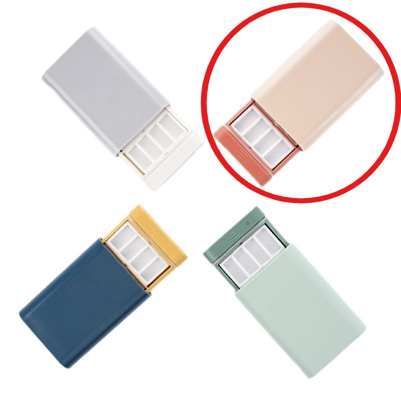 24 Colors Mini 3D Printed Paint Box Portable Art Supplies Art Students Outdoor Sketching Painting Creation Travel Watercolor Box