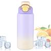 Изолированная спортивная бутылка для воды, бутылки для воды с двойной изоляцией, открывающаяся крышка, портативная, большая емкость, симпатичная студенческая бутылка