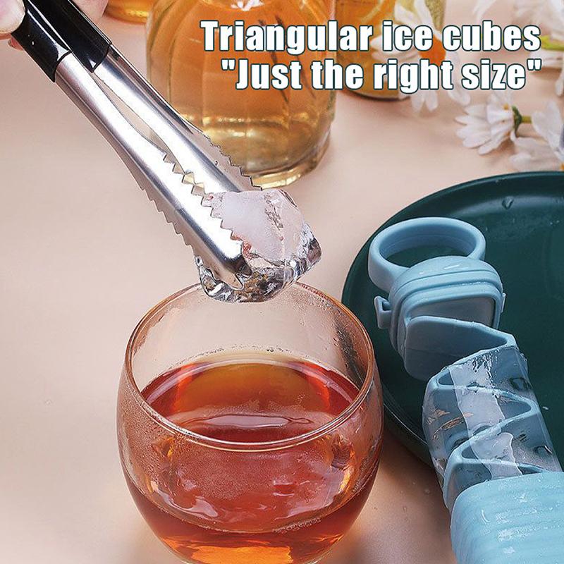 Бытовые формы для льда Прочные Пресс Форма для кубиков льда Быстрозамороженная Силиконовая форма Холодильник Многоразовая Кухня Бар Форма для кубиков льда