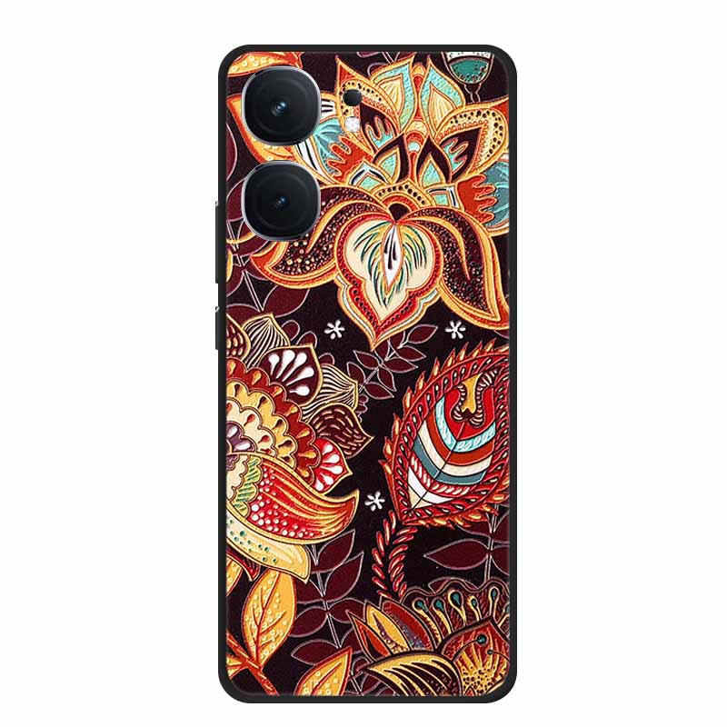 3D Emboss Case For Vivo iQOO Neo9s Pro Plus Phone Case Silicone Soft Coque For Vivo iQOO Neo9s Pro+ Back Cover Case 9 s Pro Plus