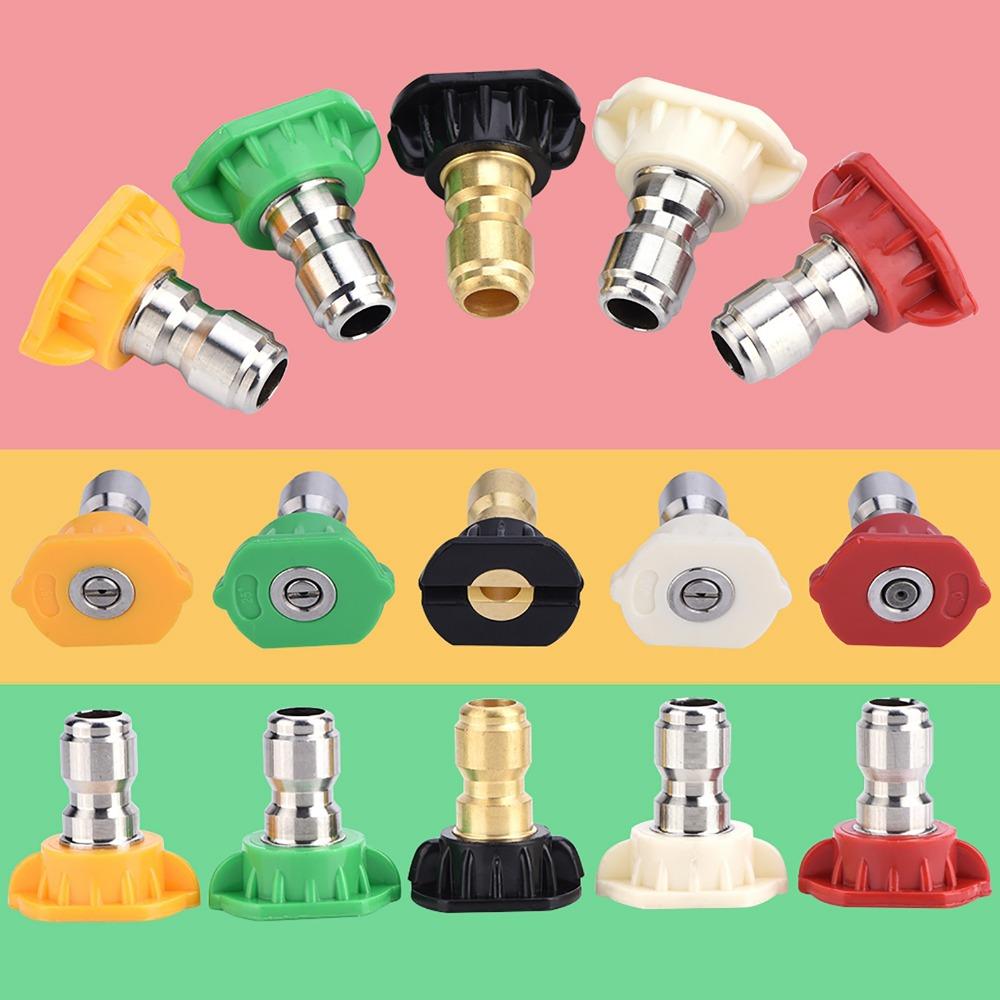 0°, 15°, 25°, 40°, and 65° Pressure Washer Nozzles  Pressure Cleaning Accessory