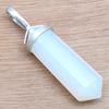 Подвеска из серебра унисекс с драгоценным камнем Milkey Fire Opal ручной работы для женщин 1,5