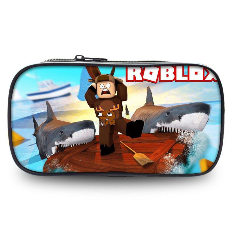 Roblox Pencil Case Large Capacity Nylon School Supplies For Kids And Teens