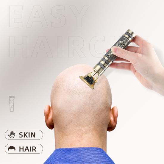 1 комплект для стрижки волос, нержавейка, практичная, с нулевым расстоянием между лезвиями, ретро-бритва, машинка для стрижки волос, триммер для волос