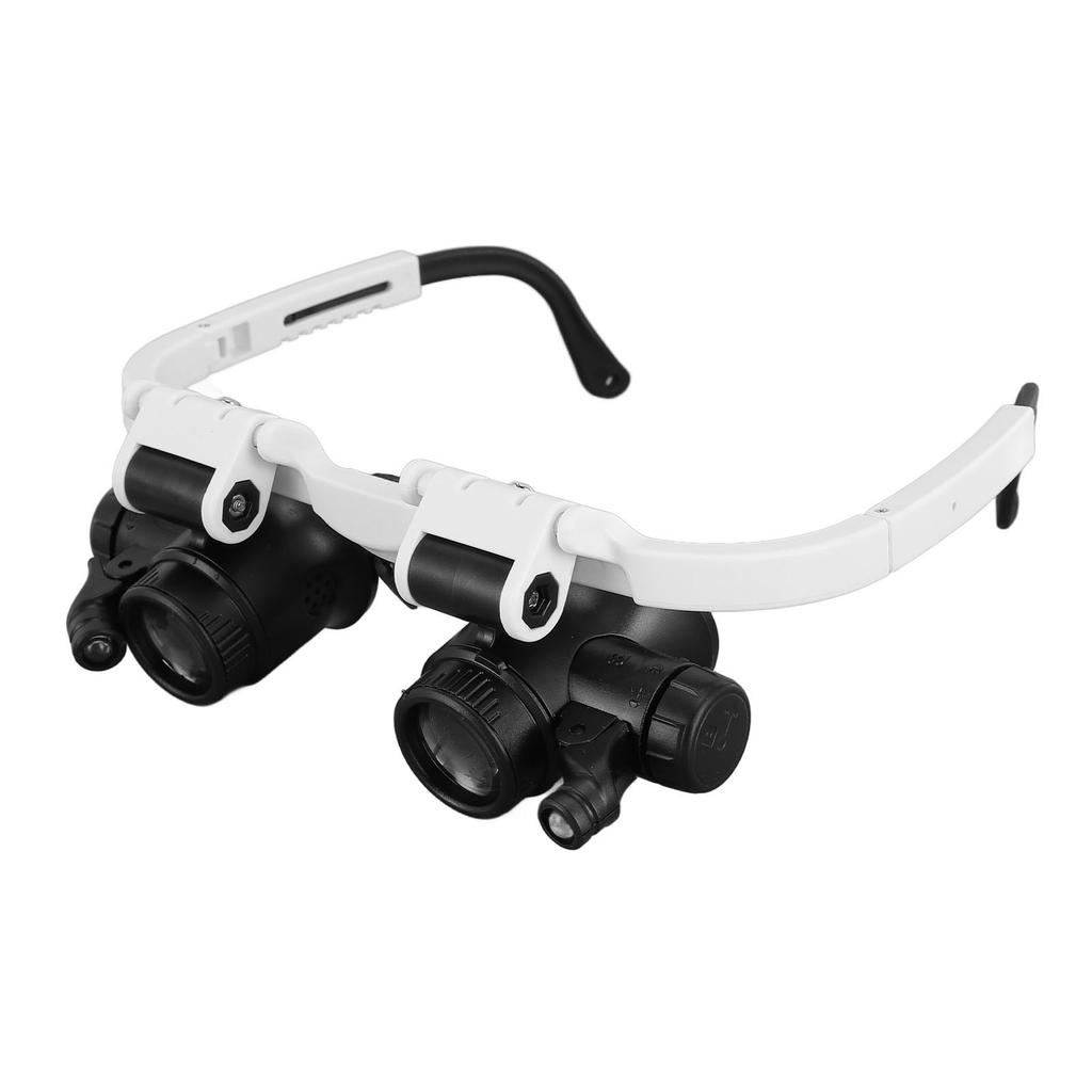 Увеличительные стекла 23-кратное увеличение регулируемая головная лупа со светодиодной подсветкой для ремонта часов Jewel