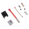 3D Printer Hotend Kit Hot End 300 Celsius  Nozzle Throat Heating Block 24V 40W Set for Ender 3 S1